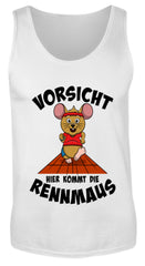 Zeigt motiv fur laufer sprinter marathoni herren tanktop in Farbe Red