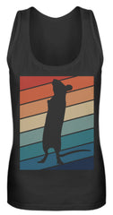 Ratten | Vintage Motiv | Retro Chic | Für Rattenhalter | Frauen Tank Top in Black in Größe S