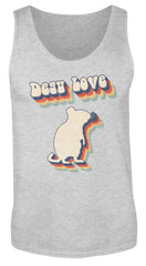 Zeigt degu love vintage retro geschenk fur besitzer von degus herren tanktop in Farbe Red
