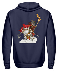 Zeigt barbarian chinchilla bros zip hoodie 1 in Farbe Black