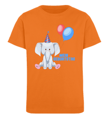 Zeigt kindergeburtstag mein geburtstag kinder organic t shirt in Farbe Lavendel