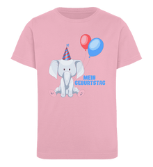 Zeigt kindergeburtstag mein geburtstag kinder organic t shirt in Farbe Heather Grey