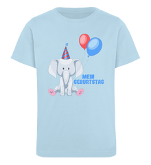 Zeigt kindergeburtstag mein geburtstag kinder organic t shirt in Farbe White