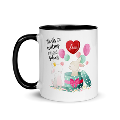 Thanks Bunnys | Zweifarbige Tasse