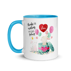 Thanks Bunnys | Zweifarbige Tasse