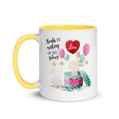 Thanks Bunnys | Zweifarbige Tasse