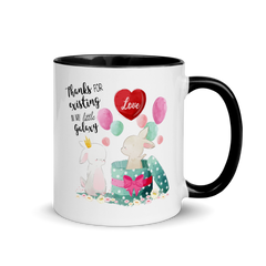Thanks Bunnys | Zweifarbige Tasse
