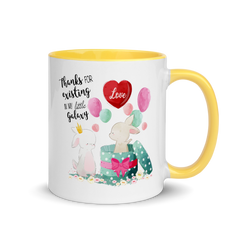 Thanks Bunnys | Zweifarbige Tasse