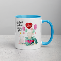 Thanks Bunnys | Zweifarbige Tasse