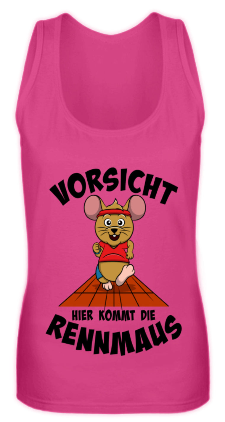 Motiv für Läufer, Sprinter, Marathoni | Frauen Tank Top in Pinky in Größe S