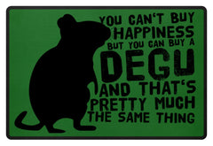 Zeigt funny degus owners saying fussmatte 1 in Farbe Purple