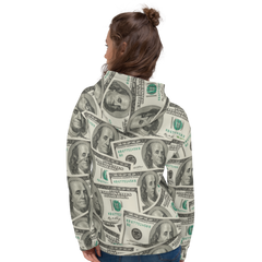 100 Dollar | All-Over Print Unisex Hoodie