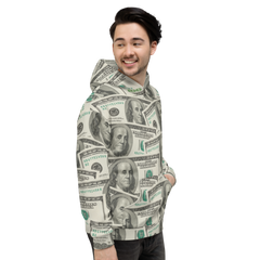 100 Dollar | All-Over Print Unisex Hoodie