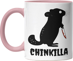 Chinkilla Witzige Altrosa Tasse kaufen Geschenk