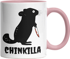 Chinkilla Witzige Altrosa Tasse kaufen Geschenk