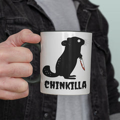 Chinkilla Witzige schwarze Tasse kaufen Geschenk