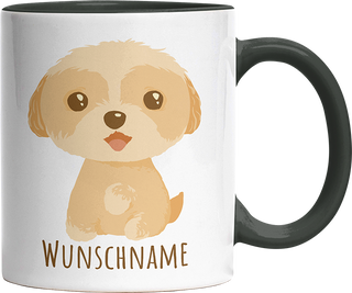 Maltipoo Personalisierbar Name Witzige Black Tasse kaufen Geschenk