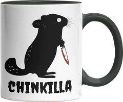 Chinkilla Witzige Black Tasse kaufen Geschenk