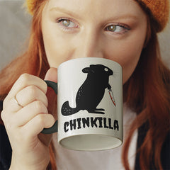 Chinkilla Witzige schwarze Tasse kaufen Geschenk