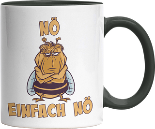 Nö Einfach Nö Biene 3 Witzige Black Tasse kaufen Geschenk