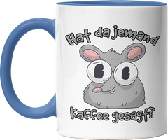 Hat da jemand Kaffee gesagt Ratte Witzige Cambridge Blue Tasse kaufen Geschenk