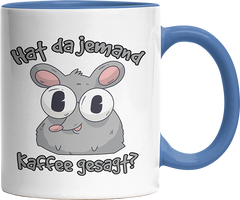 Hat da jemand Kaffee gesagt Ratte Witzige Cambridge Blue Tasse kaufen Geschenk