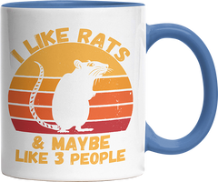 I like rats and maybe like 3 more people Witzige Cambridge Blue Tasse kaufen Geschenk