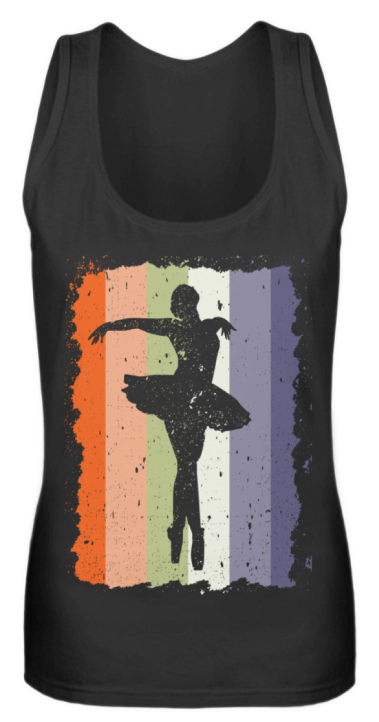 Ballerina | Grunge Ballett | Frauen Tank Top in Black in Größe S