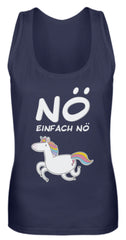 Zeigt no einhorn cooler spruch frauen tanktop 1 in Farbe Black