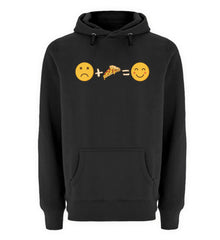 Funny Pizza Emotions | Unisex Premium Kapuzenpullover in Black in Größe S