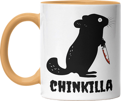 Chinkilla Witzige Goldgelb Tasse kaufen Geschenk
