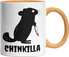 Chinkilla Witzige Goldgelb Tasse kaufen Geschenk