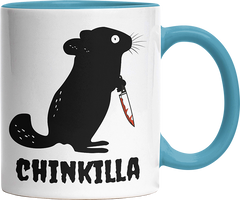 Chinkilla Witzige Hellblau Tasse kaufen Geschenk