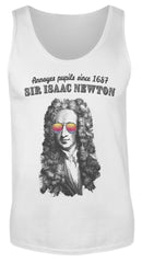 Zeigt isaac newton cooler lustiger spruch geschenk fur lehrer schuler und studenten herren tanktop in Farbe Red