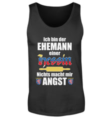 Lustiger Spruch Ehemann Hessin | Herren Tanktop in Black in Größe S