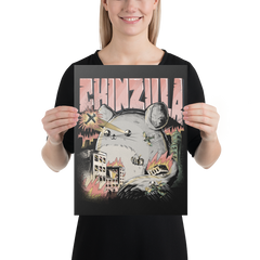 Zeigt einen hochwertigen Kunstdruck auf Leinwand mit Nager zum online kaufen