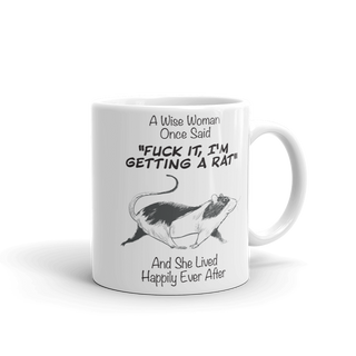 A Wise Woman Once Said Rat | Tasse