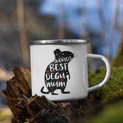 World's Best Degu Mum | Emaille Tasse