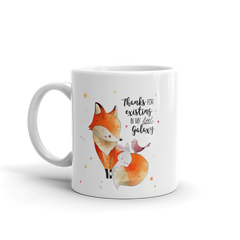 Thanks Fox Bunny Bird | Tasse