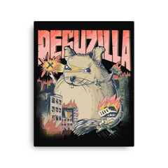 DEGUZILLA | Bedruckte Leinwand