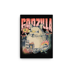 Zeigt einen hochwertigen Kunstdruck auf Leinwand mit Nager zum online kaufen