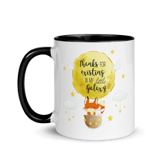 Thanks Fox Ballon | Zweifarbige Tasse