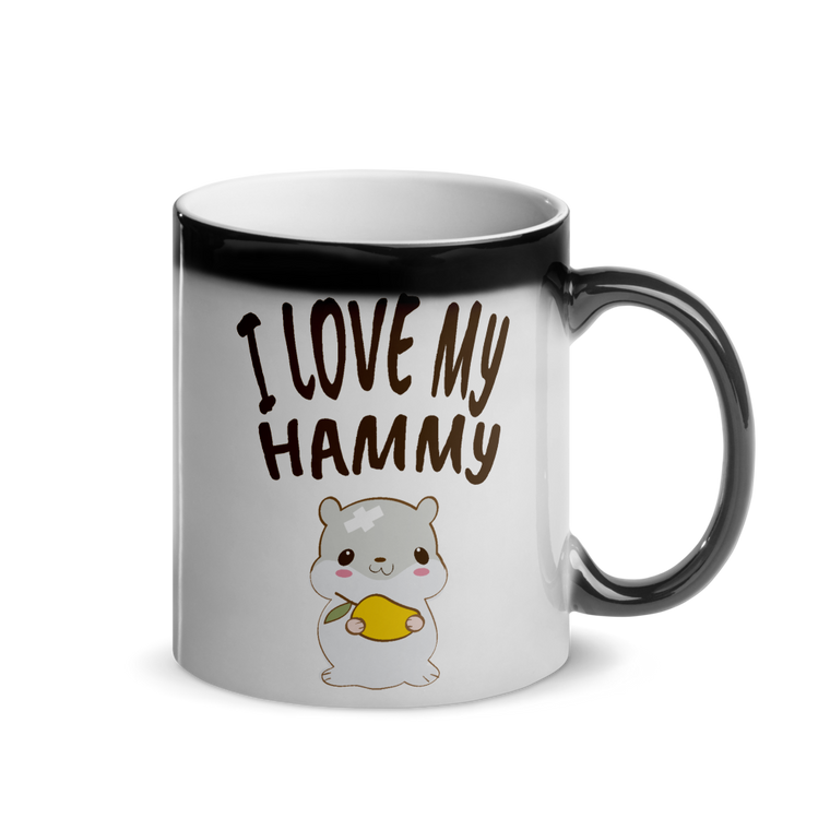 I Love My Hammy | Glänzende Zaubertasse