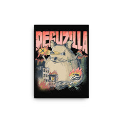 Zeigt einen hochwertigen Kunstdruck auf Leinwand mit Nager zum online kaufen