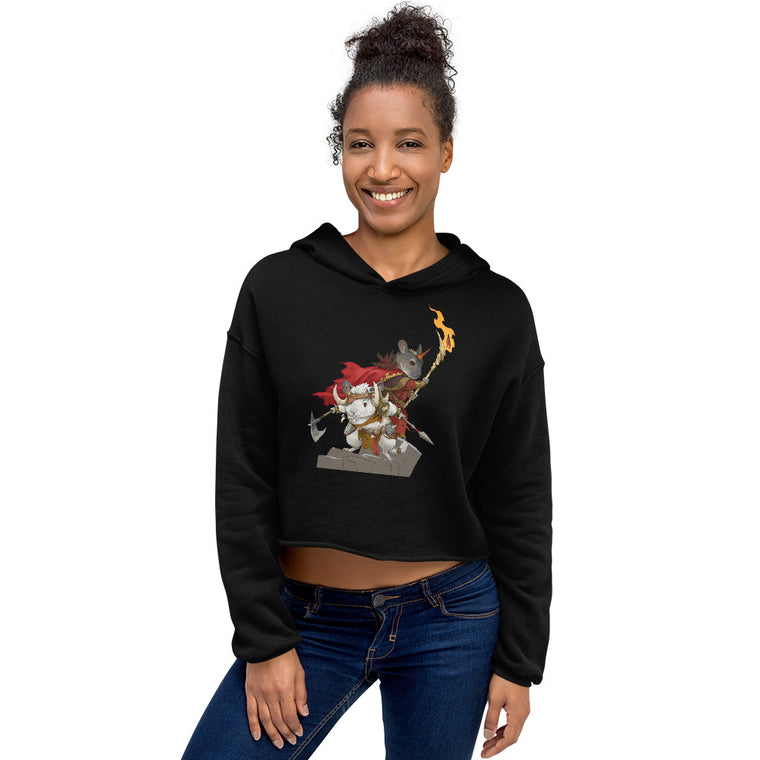 Produktbild zeigt Barbarian Chinchilla Brothers | Crop Hoodie