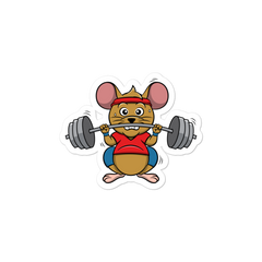 Workout Mouse | Vinyl Aufkleber