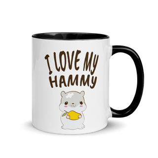 Bild einer I Love My Hammy | Tasse mit farbiger Innenseite