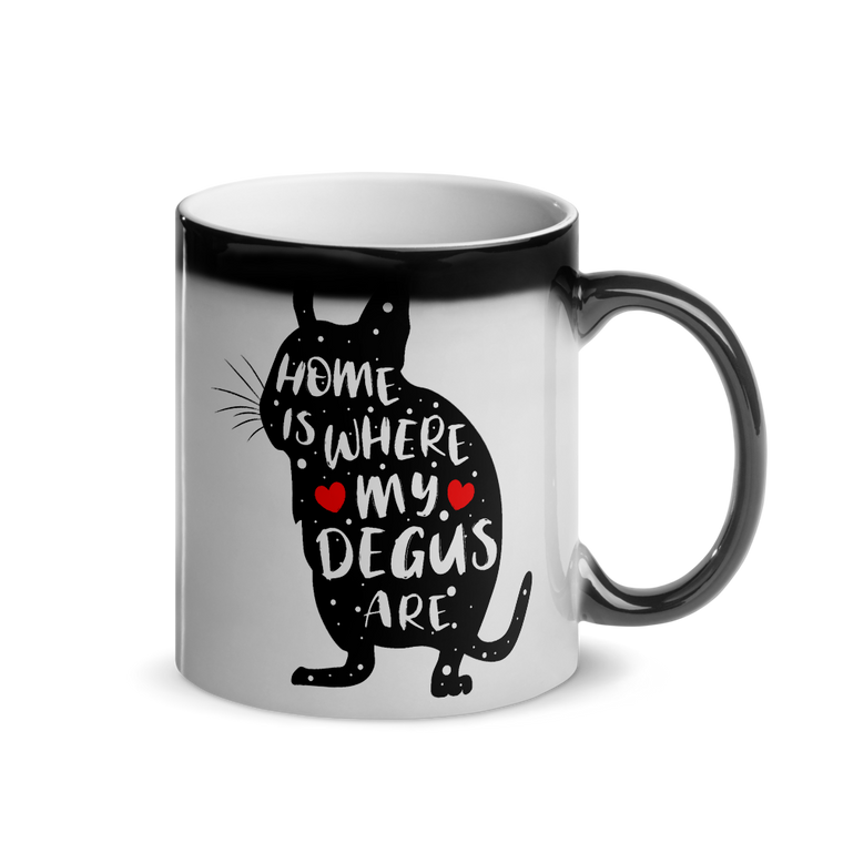 Home Is Where My Degus Are | Glänzende Zaubertasse