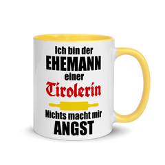 Ehemann einer Tirolerin | Zweifarbige Tasse