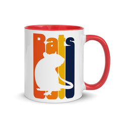 Ratten | Vintage Farbratte | Zweifarbige Tasse